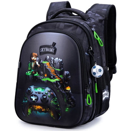 Mochila Escolar Infantil Nova Para Meninos Desenho Animado Jogo Mochila Impermeável Para Meninos Bolsas Escolares Infantis Primária