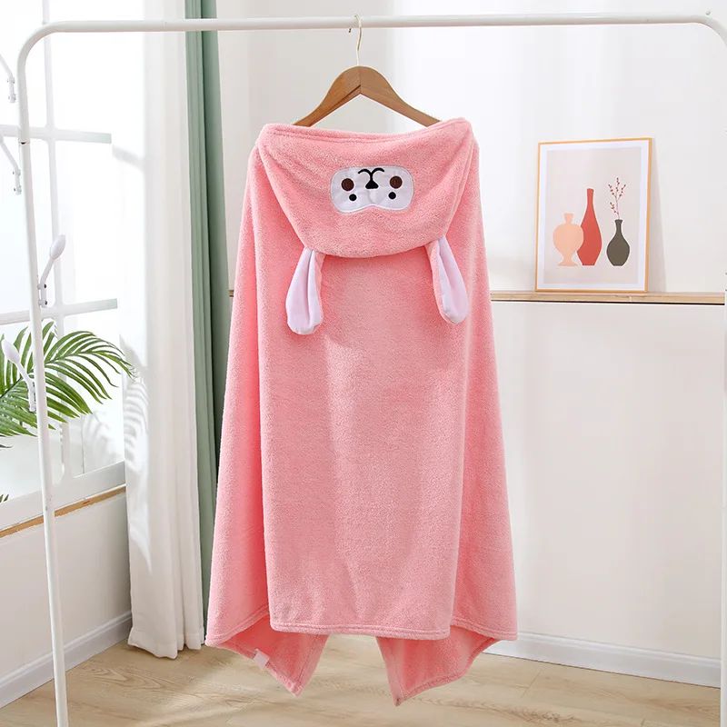 70x140CM Baby Bath Towel Hooded Ultra Soft Towel Highly Absorbent Bathrobe Blanket Toddlers Shower Gifts for Boys Girls