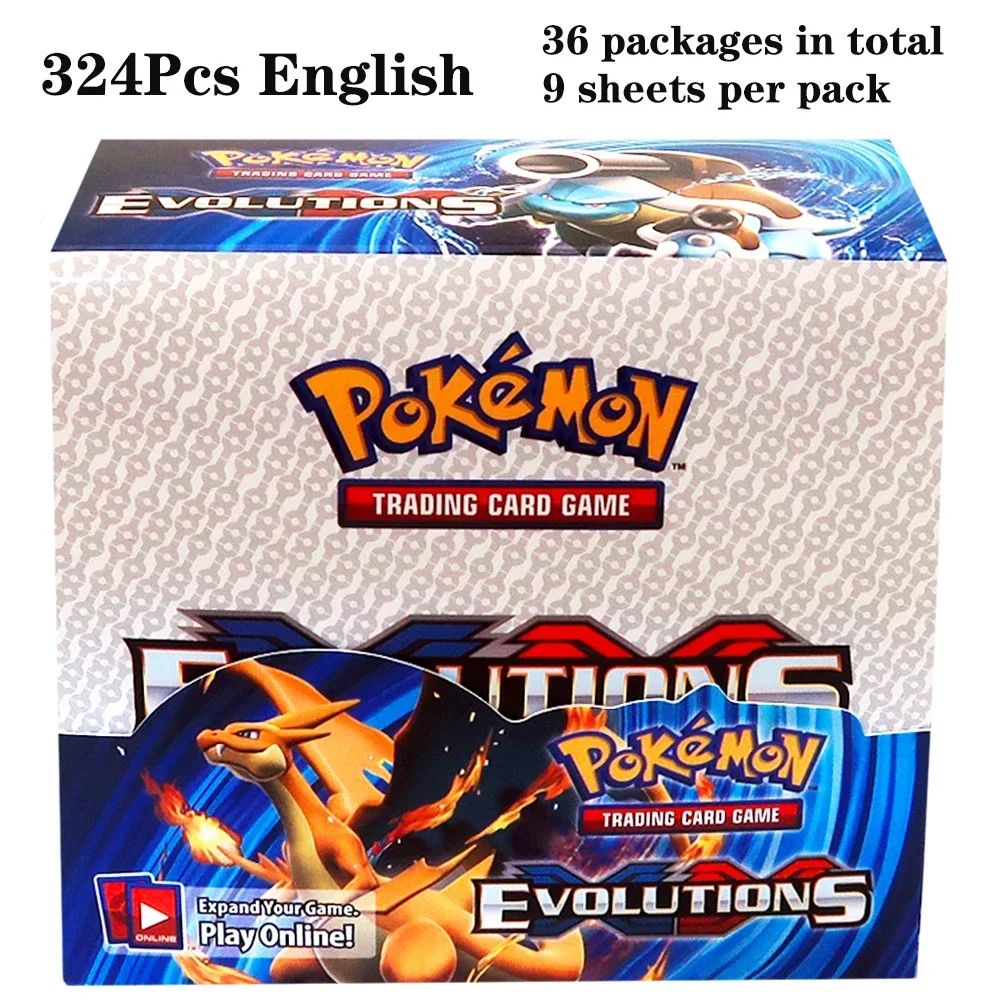 324 pçs/caixa Pokémon TCG: Sol e Lua, Escuridão Incendiada, 36 Pacotes, Caixa de Booster, Jogo de Cartas Pokémon, Brinquedos Colecionáveis, Jogo de Tabuleiro Prismático