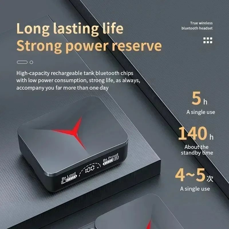 Original TWS M90 Wireless Headphones Gaming Earphone Bluetooth 5.3 Sport Earbuds Music Headsets For iphone Xiaomi Free Shipping
