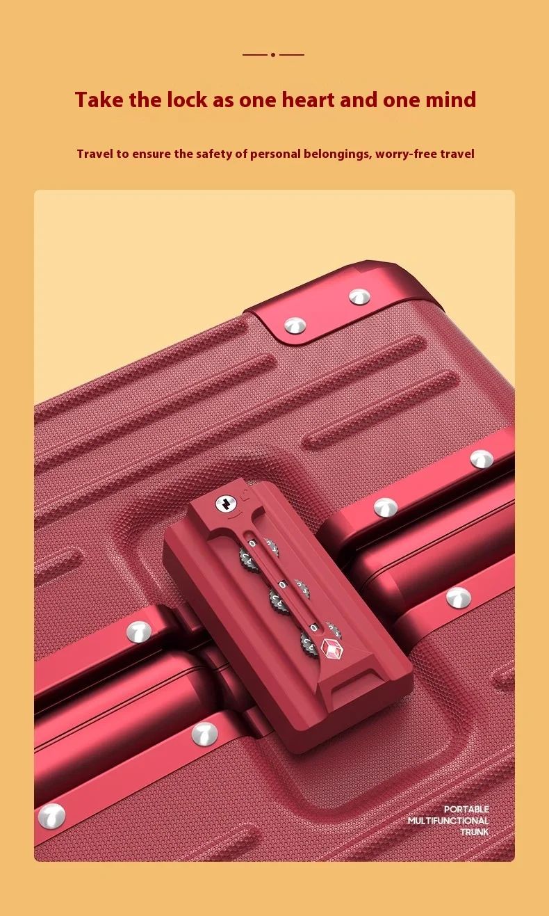 Suitcase Travel Suitcase Fashion Enterprise Suitcase Compact 20-28-inch Lightweight Carrier Roller Suitcase Makeup Box Set