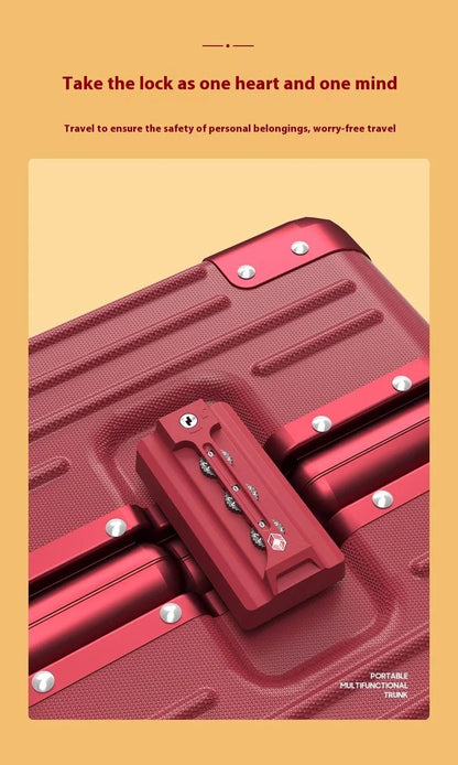 Suitcase Travel Suitcase Fashion Enterprise Suitcase Compact 20-28-inch Lightweight Carrier Roller Suitcase Makeup Box Set