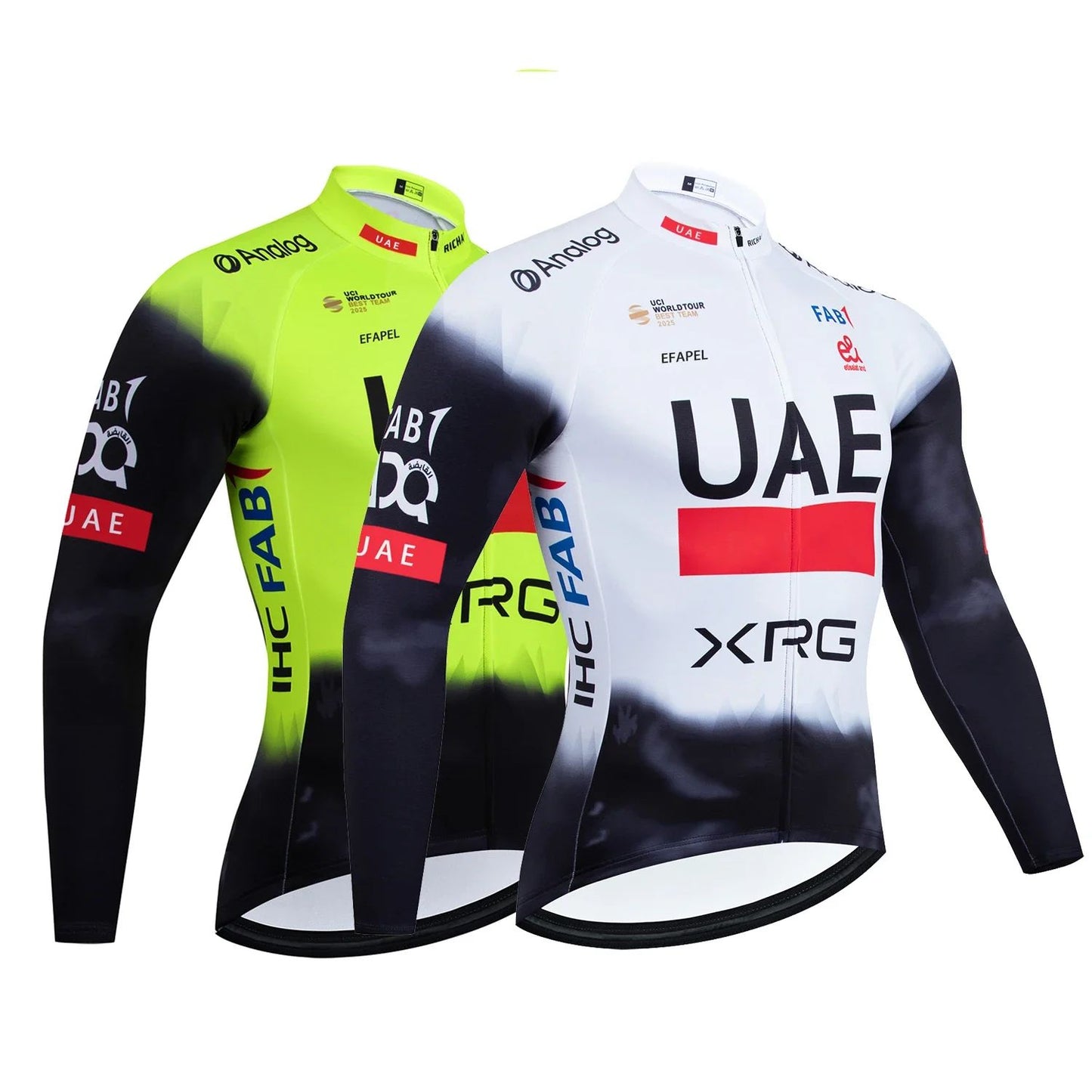 Winter 2025 UAE New Cycling Jacket Maillot Men Women MTB Ropa Ciclismo Thermal Fleece Road Bicycle Jersey Coat Clothing