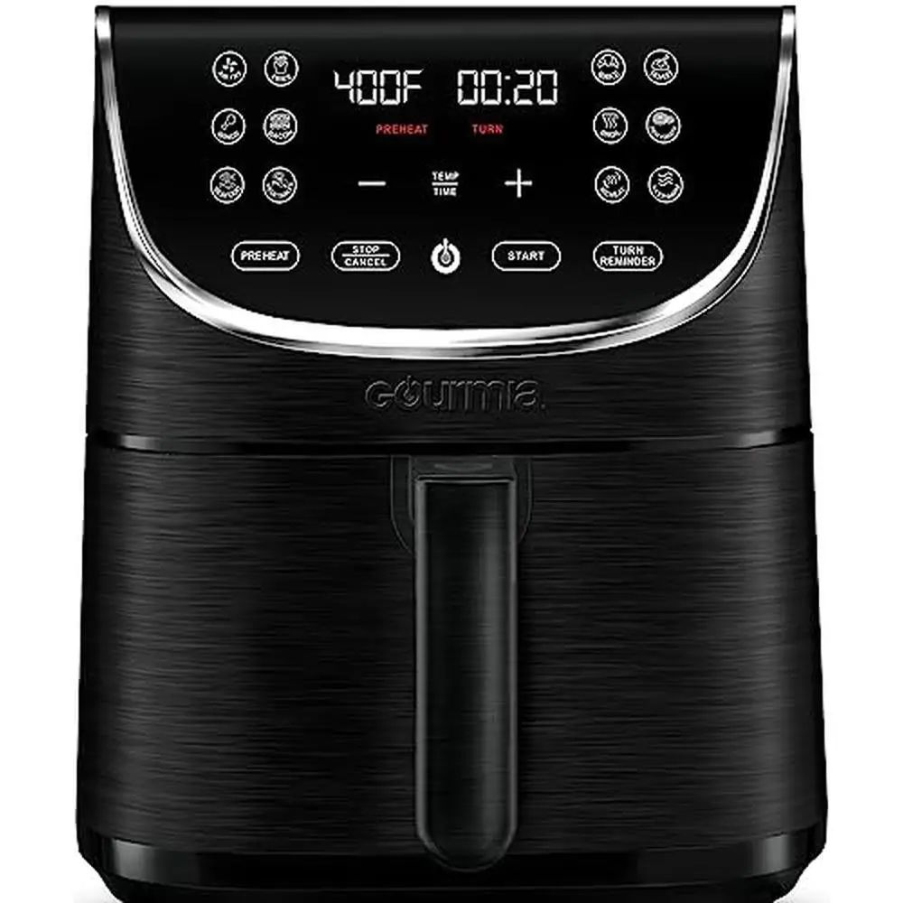 Fritadeira Air Fryer Forno Digital 7 Quart XL 12 Predefinições de Cozedura 1700w de Potência Fritadeira Multifuncional Batatas Fritas Asas de Frango