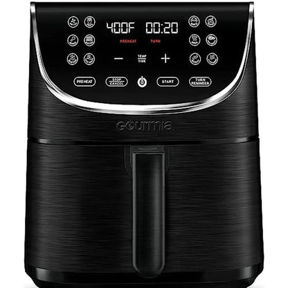 Fritadeira Air Fryer Forno Digital 7 Quart XL 12 Predefinições de Cozedura 1700w de Potência Fritadeira Multifuncional Batatas Fritas Asas de Frango