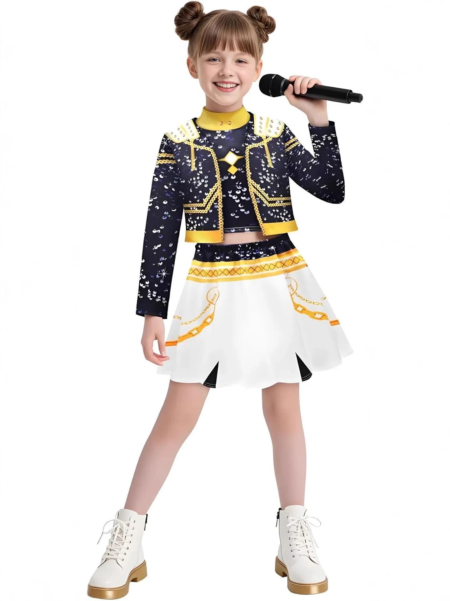 Anime Movie Kids  Cosplay Rumi Zoey Mira Cosplay Suit Clothes KPop Rumi Zoey Cosplay Costume 3D Print Costume