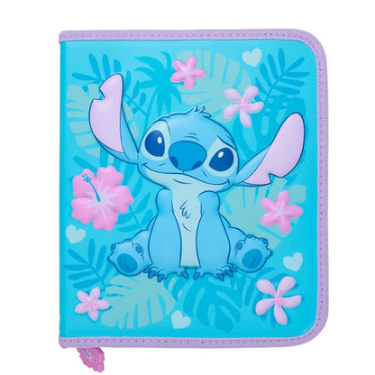 Miniso Disney Stitch Kawaii Children Schoolbag Set Cartoon Student Bookbag Lunch Bag Pen Case Casual High Capacity Backpack Gift