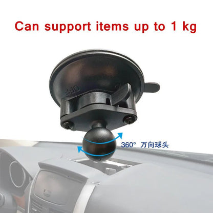 Base de ventosa composta com trava de torção e esfera, para para-brisas veiculares RAM Mounts, suporte para celular, suporte para carro, GPS