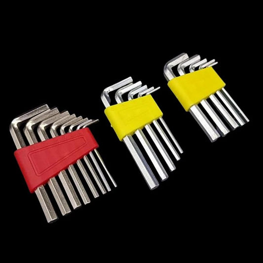 5/8/11 Pcs Metric Allen Wrench Set Inch Wrench L Wrench Keys Size Allen Key Short Arm Vehicle Repair Tool Set Home Hand Tools