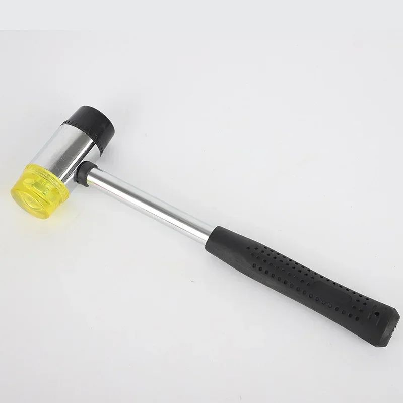 Martelo de Borracha com Duas Faces Macias 25mm Multifuncional para Contas de Vidro de Janela com Cabeça de Nylon
