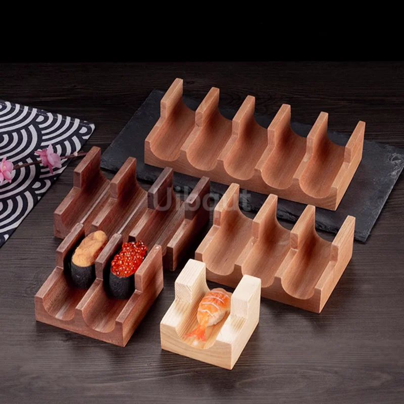 Suporte de Sushi Japonês Ferramenta para Loja de Rack de Madeira Taco Lanche Porta Alimentos Placa de Madeira Suporte de Culinária Sashimi Sushi Barco Restaurante Hotel Casa