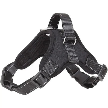 Peitoral para Cães Tipo Sela Reflexivo Ajustável para Animais de Estimação, Sem Puxão, para Caminhada, Treinamento, Cães Pequenos, Médios, Grandes e Grandes, Colete Peitoral