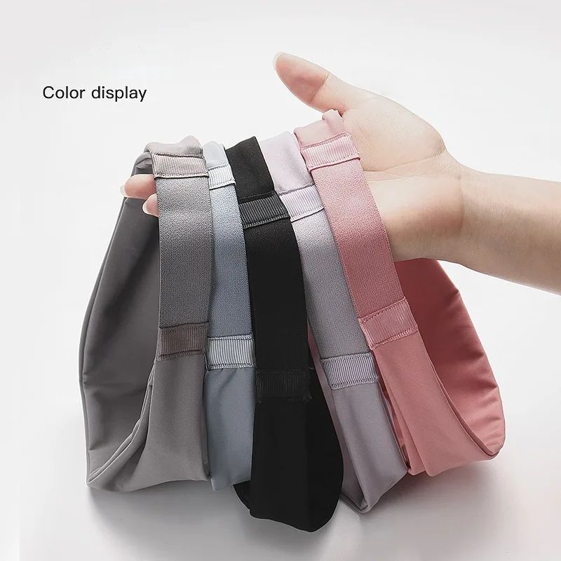 Sports Headband Running Fitness Sweatband Elastic Absorbent Sweat Cycling Jog Tennis Yoga Gym Head Band Hair Bandage Men Women