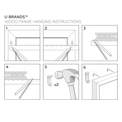 17 x 23 in. Cork Bulletin Board with Natural Maple WoodStyle Frame for Home Office Organization Ideal for Notes Photos and Sche