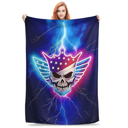 Cody Rhodes Wrestling Graphic Throw Blanket Soft Warm Bedding for Kids Adults Living Room Winter Bedspread