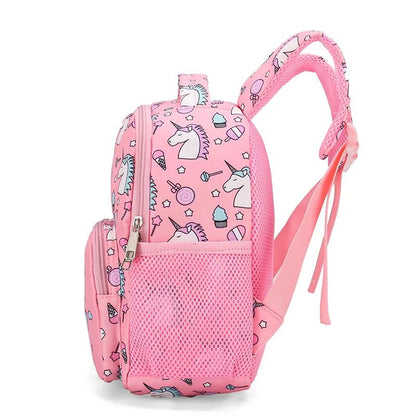 Nova mochila infantil Desenho animado Unicórnio fofo Mochila de bebê Mochila escolar de jardim de infância Vendas diretas da fábrica