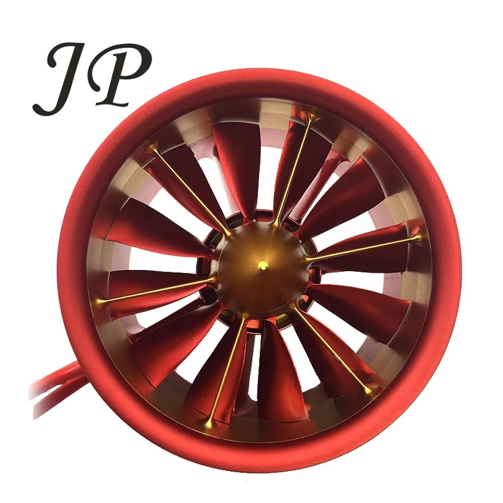 JP metal culvert 90mm 105mm 120mm EDF Ducted Fan 12 Blades  5060 4260 4250 Motor 6S 12S 14S  RC Air Plane