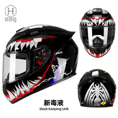 Capacete de Motocicleta Fechado com Bluetooth – Anti-Embaçante, Cobertura Total, Unissex (Homens e Mulheres)