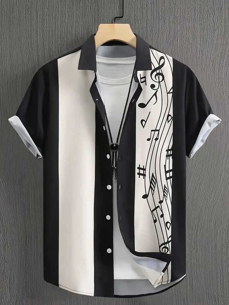 Summer Hawaiian Vintage Floral Print Men's Short Sleeved Women's Blouses Beach Shirts Lapel Casual Button Shirt Men Clothes