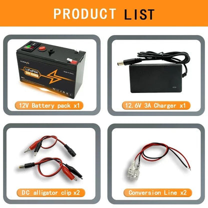 Atualize a bateria de lítio recarregável LiFePO4 12V 150Ah, até mais de 4000 ciclos, para pequenos UPS, energia solar, sonar de pesca, Power Wheels