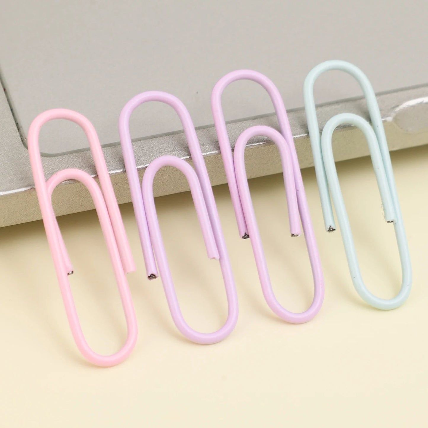 Portable Mini Color Paper Clips Metal Paperclips Binder For Paper Text Photo Cards Marking Clips Home Office Stationery
