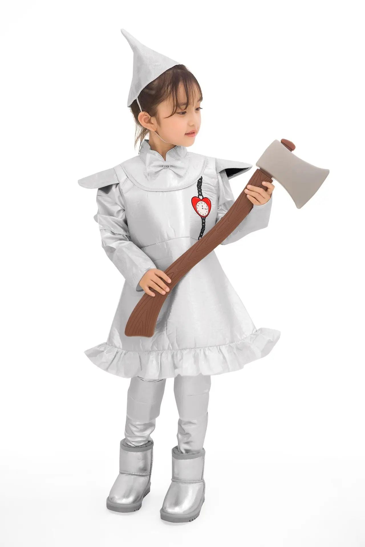Halloween Cosplay Tin Man Costume Parent-children Clothing Adult Male Iron Man Costume Wizard of Oz Performance Stage Costumes
