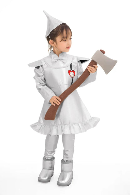 Halloween Cosplay Tin Man Costume Parent-children Clothing Adult Male Iron Man Costume Wizard of Oz Performance Stage Costumes