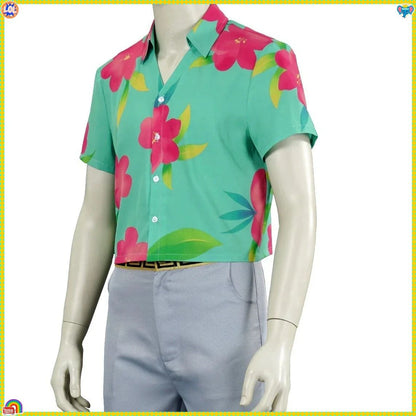 KPp Boys Abby Cosplay Floral Shirt Wig Hat 2026 Disfraz Soda Pop Costume Kids Men Halloween Party Clothes