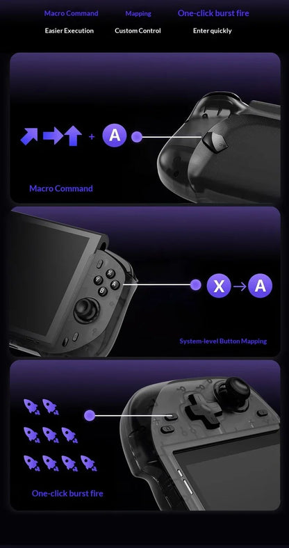 Abxylute N6 Deck-Style Controller For Switch 2 Hall Effect Joystick Native GL/GR Button Native HD Vibration Pro Handle NS2 Gifts
