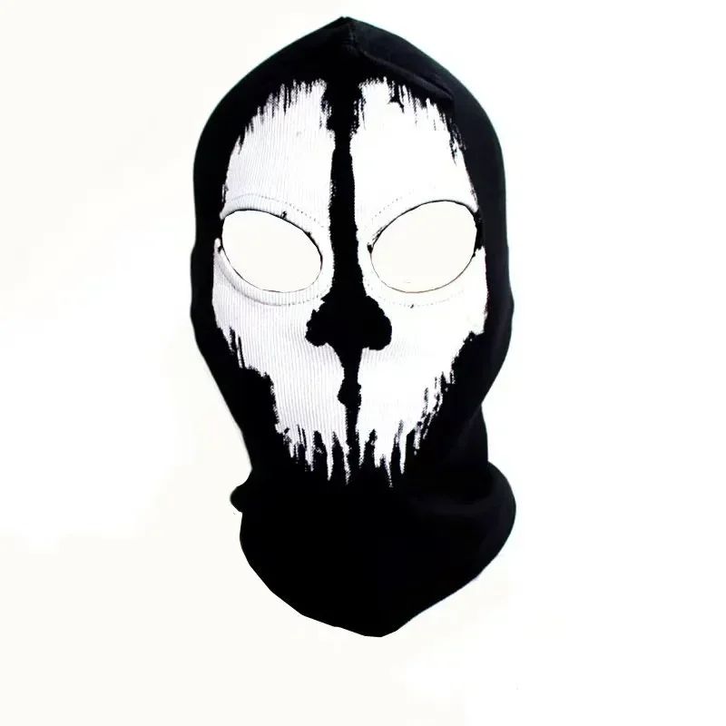 Halloween new mask Black Mask Balaclava Beanies Hats Men Ghost Skull Full Face Warmly Mask Hood Beanie Ggorros Hombre Casquette