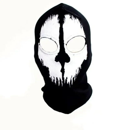 Halloween new mask Black Mask Balaclava Beanies Hats Men Ghost Skull Full Face Warmly Mask Hood Beanie Ggorros Hombre Casquette