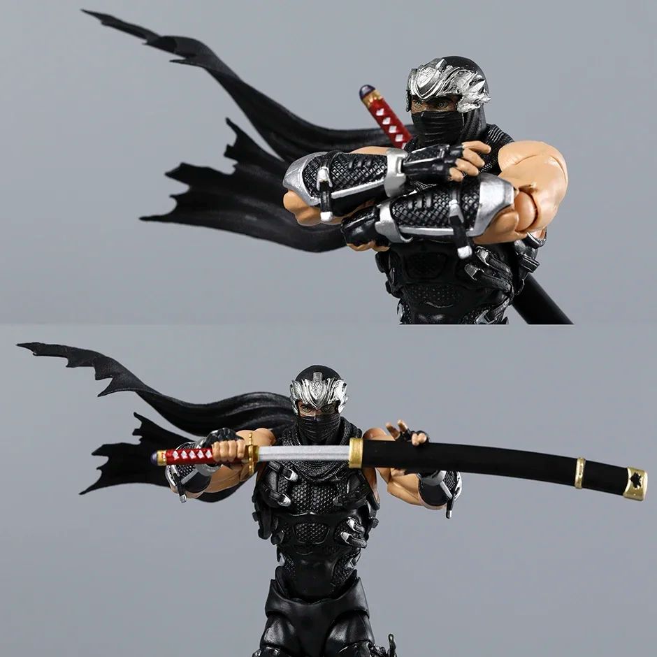 Revoltech Ryu Hayabusa Boneco de Ação PVC Modelo Ornamento Brinquedo Coleção Presente