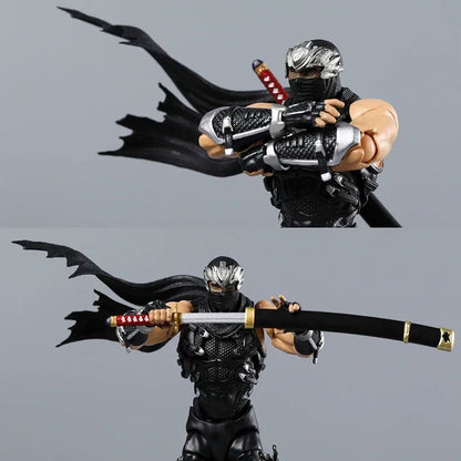Revoltech Ryu Hayabusa Boneco de Ação PVC Modelo Ornamento Brinquedo Coleção Presente