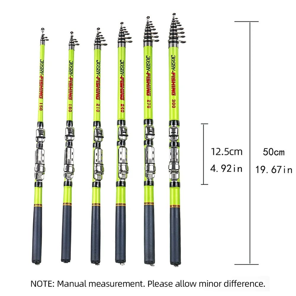 Telescopic Rock Fishing Rod Carbon Fiber Carp Travel Feeder Pole Super Short Pesca Portable Accessories 1.5/1.8/2.1/2.4/2.7/3.0