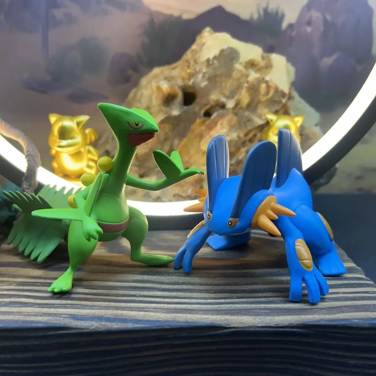 Pokemon Boneco de Ação em Estoque Gengar Electabuzz O Mundo das Proporções Modelo de Anime Enfeite de Mesa Brinquedos Infantis Presentes