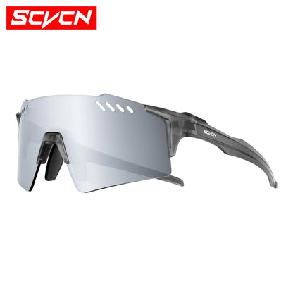 SCVCN Outdoor Photochromic Sunglasses Sports Bike Cycling Glasses Man MTB Climbing Glasses Eyewear Women Driving Bicycle Goggles
