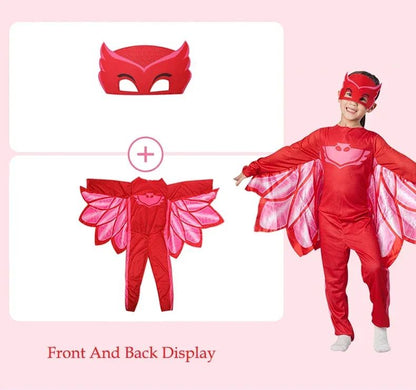 2025 Halloween Cartoon Pj Cosplay Costume Anime Figure Dressing Clothes Christmas Halloween Birthday Party For Boy Girl Kids