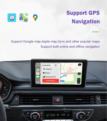 2025 New Wireless CarPlay for Audi A4 B9 A5 2016-2018 Android Auto  AirPlay Reverse Camera Multimedia Accessories