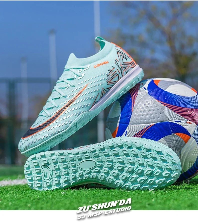 TF/FG Men Soccer Shoes Society Professional Football Field Boots Original Comfortable Top Quality Cleats Football Shoes Tenis