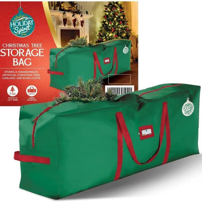 Christmas Tree Storage Bag Heavy Duty Tree Bag Reinforced Handle and Zipper Waterproof Storage Bag Christmas Packaging Bag