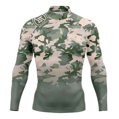 HotSale Men's Surfing Shirt Camouflage Lycra Rashguard RIGHTTRACK For Surf Sportswear Beach UV Swimwear UPF50  Clothes