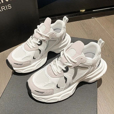 2025 Mesh Breathable Shoes for Women Sports Running Casual Ladies Fitness Vulcanize Shoes Baskets Women's Luxary Sneakers