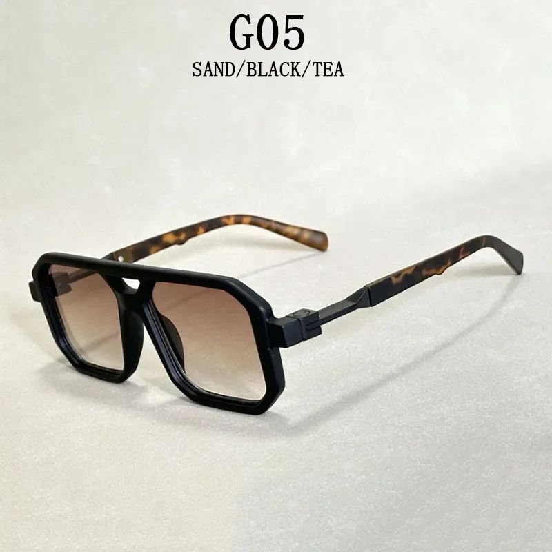 Óculos de Sol Vintage 2025 Proteção Solar Masculinos Quadrados Estilo Retrô Femininos da Moda Gafas De Sol
