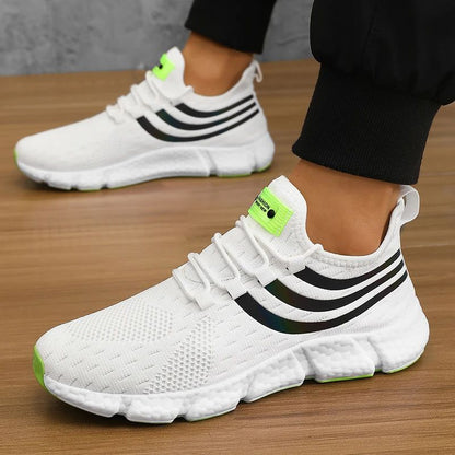 Tênis Esportivo Masculino Casual Leve Respirável Antiderrapante Calçados para Corrida e Caminhada ao Ar Livre Tênis Esportivo para Jogging