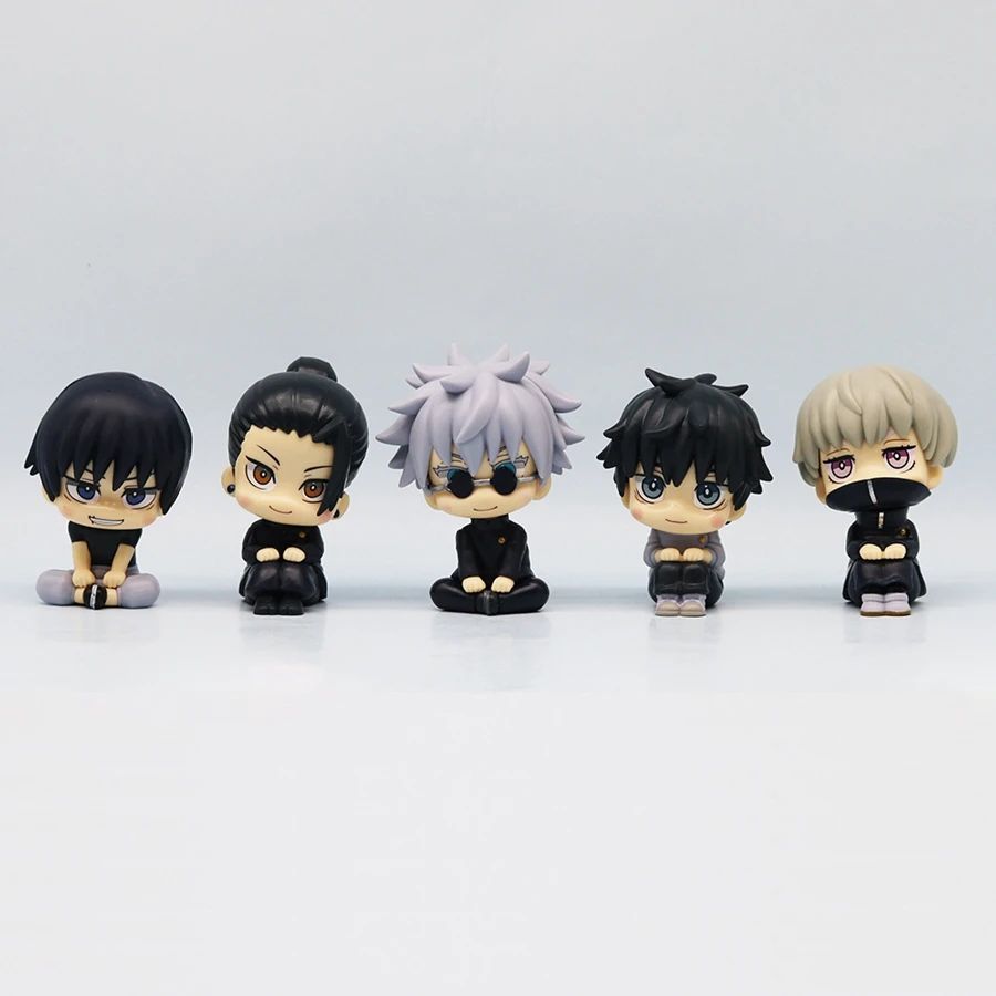 10cm Jujutsu Kaisen Anime Figure Look Up Versão Q Satoru Gojo/Geto Suguru Boneco de Ação Fushiguro Toji/Okkotsu Yuta Estatueta