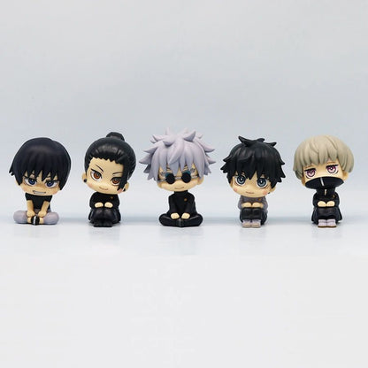 10cm Jujutsu Kaisen Anime Figure Look Up Versão Q Satoru Gojo/Geto Suguru Boneco de Ação Fushiguro Toji/Okkotsu Yuta Estatueta