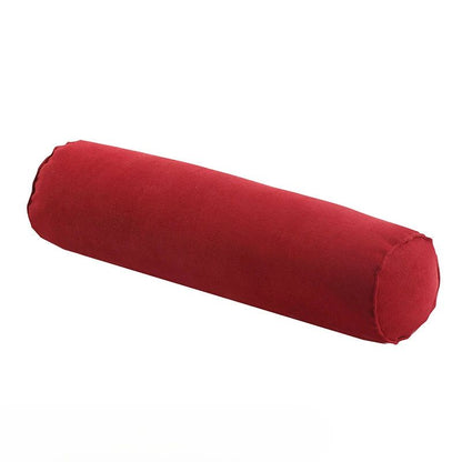 1PC Removable Cylindrical Soft Long Pillow Neck Bolster Pillow Roll Headrest Corduroy Comfortable Pillow Case Cushion with Cover