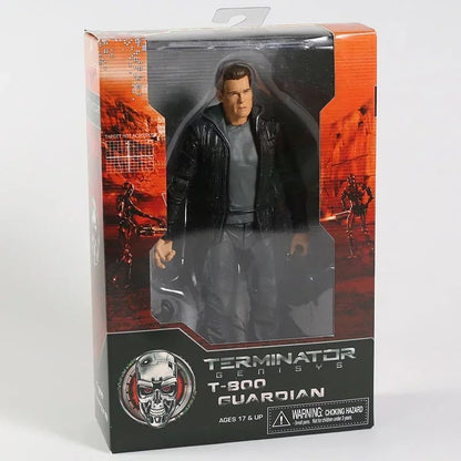 NECA Terminator Genisys T-800 Guardian Endoskeleton Articulações Figura de Ação Móvel Modelo Brinquedo
