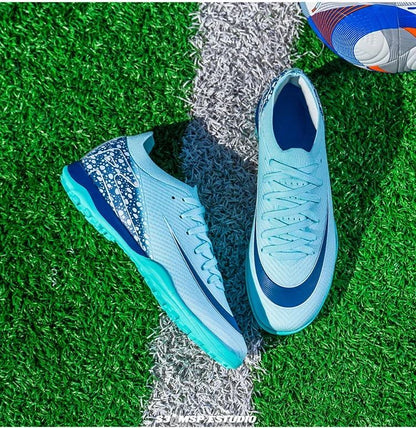 New Men Women Professional Football Boots Cleats Grass Training Match Sport Soccer Shoes FG/TF Ultra-light Non-slip Unisex