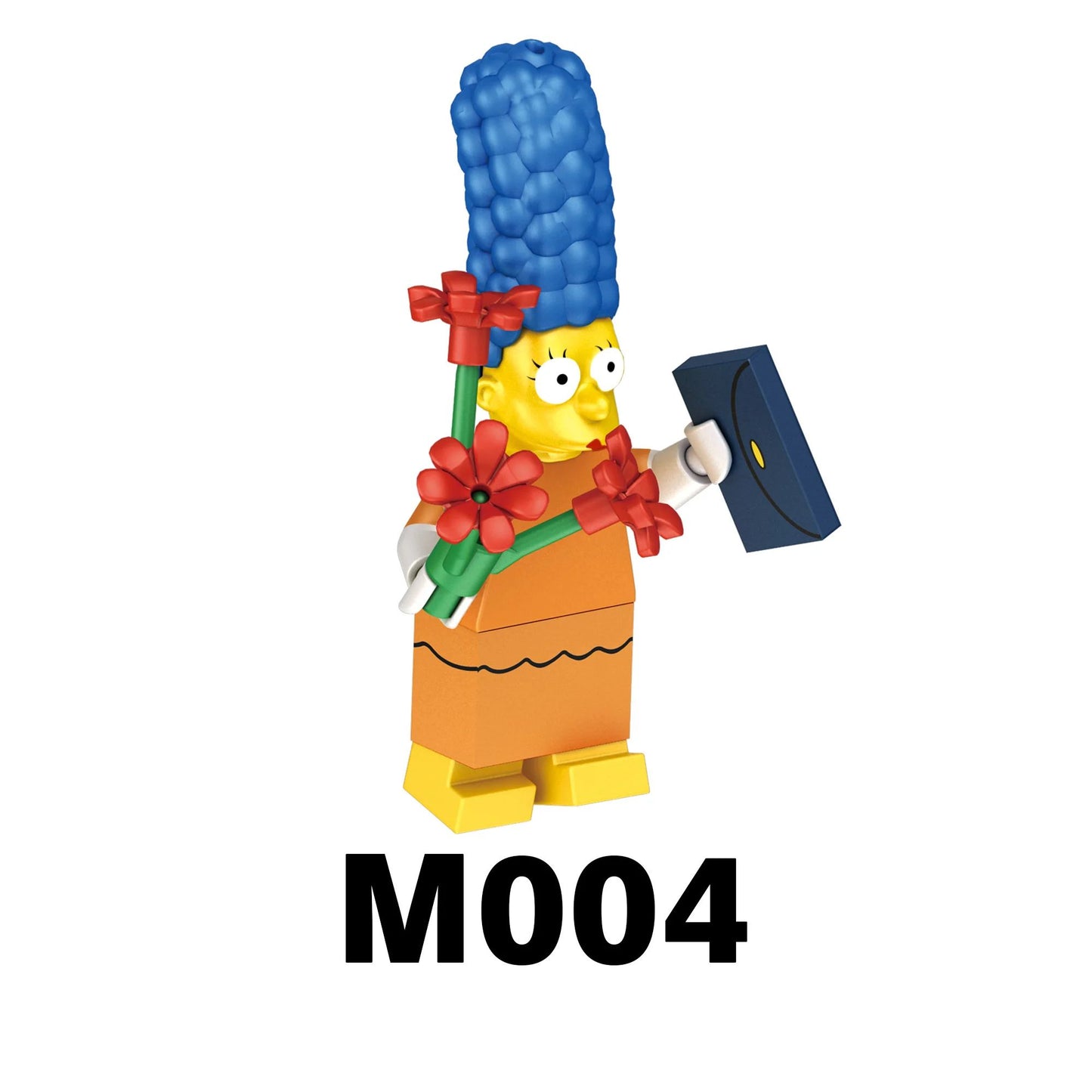 Blocos de Montar Desenho Animado Comédia Família Simpson Mini Bonecos Montáveis Blocos de Construção Brinquedos mold king boneco de ação